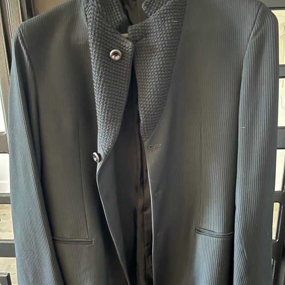 Emporio Armani MR "A" Line Knitted Wool Jacket - Picture 6 of 7